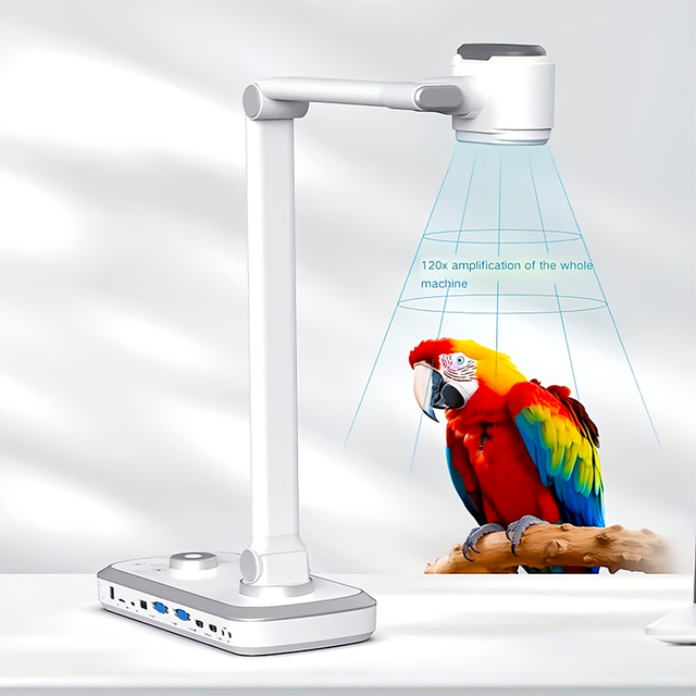 Eloam V80 Portable Digital Visualizer 12x Optical Zoom Professional A3 Document Camera 13MP Foldable Wi-Fi Visual Presenter