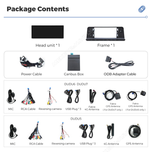 Lecteur multimédia Android pour voiture MEKEDE, Car-play Auto 2K DUDU7, <span class=keywords><strong>autoradio</strong></span> double bande GPS WiFi pour Audi Q7 2005-2015 - Product Image 3