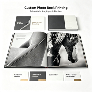 พิมพ์หนังสือภาพปกแข็งแบบกำหนดเอง หนังสือภาพหรูหราแบบ Coffee Table Book คุณภาพสูง ผลิตอัลบั้มภาพศิลปะระดับพรีเมียม - Product Image 3