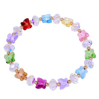 Gelang Kupu-kupu Kristal Imitasi DIY Baru untuk Wanita, Hadiah Minimalis Gaya Korea yang Dipersonalisasi, Cocok untuk Hari Valentine, Layak untuk Dibagikan di Instagram