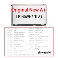 Layar Lcd 14 "A+ Baru Asli 1366*768 LVDS 40Pin LP140WH2 TLT1 TLT2 TLA1 M140NWR1 R0 R1 LTN140AT20 B140XTN02.3 B140XTN02.0