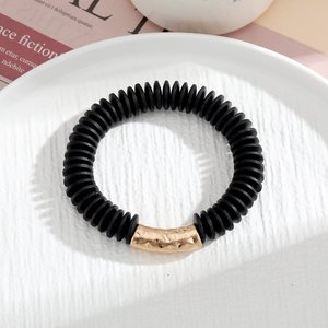 Fashion Beaded <b>Bracelets</b> Wooden Pearl Letter Elastic <b>Adjustable</b> Gift Jewelry Style 1 To 8 Yiwu Origin - Product Image 2
