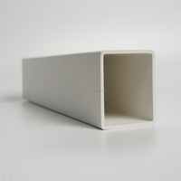 Tuyau carré en PVC pour la ventilation des climatiseurs et la protection des câbles, résistant à la corrosion, durable, anti-UV, Schedule 10