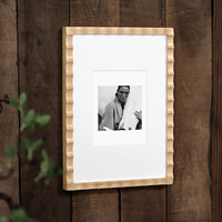 Cadre photo en bois 12x18 20x28 pouces, taille personnalisée, avec passe-partout pour décoration de galerie à domicile, vente en gros directe usine