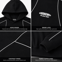 Ensemble sweat à capuche et short imprimé en relief pour homme, 350 GSM, 100 % coton, coupe oversize, style streetwear, fournisseur de vêtements personnalisés