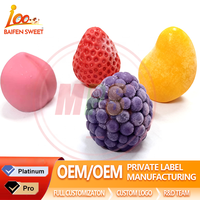 Vente flash : Sucettes glacées en forme de fruits 3D, pêche, mangue porte-bonheur, crème glacée au chocolat au lait, présentées dans une boîte attrayante
