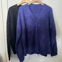 OEM pour client américain pull en cachemire automne/hiver col en V 100% cardigan en cachemire pull d'extérieur décontracté en tricot pour femmes