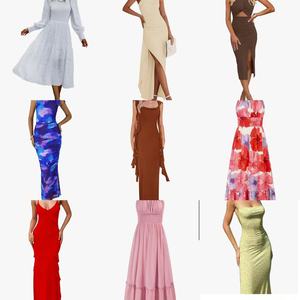 Lot de Robes pour Femme <span class=keywords><strong>Shein</strong></span> Vente en Gros Styles Mixtes Expéditions Panachées Vêtements <span class=keywords><strong>Shein</strong></span> en Gros Stock de Prêt-à-Porter - Product Image 1