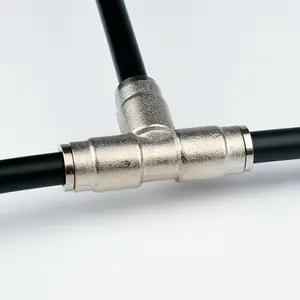 3/8 ''真ちゅう製スリップロックコネクタ高圧ミストシステム用クイック接続コネクタミスト冷却システム