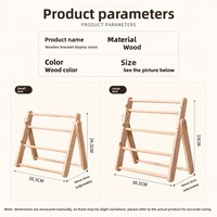 Support pliable en bois personnalisé avec logo pour coiffeuse, rangement de bijoux et accessoires capillaires