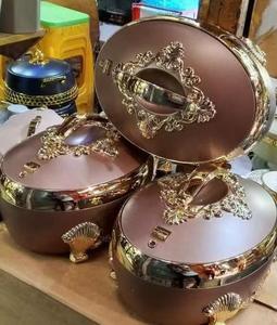 烹饪餐具食品保暖器容器4l + 5L + 6L 3pcs套装新款到货漂亮彩色厨房罐子储物套装 - Product Image 6