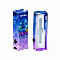 Hitz Aces Tiny Mini Muhameds 2g Disposable Boutiq V5 Switch Empty Carts Packaging Box with EVA Insert Shenzhen Factory
