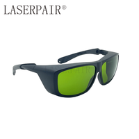 Lunettes de sécurité laser haute protection OD 8+ 1064 nm pour lasers à fibre, longueur d'onde 900-1100 nm