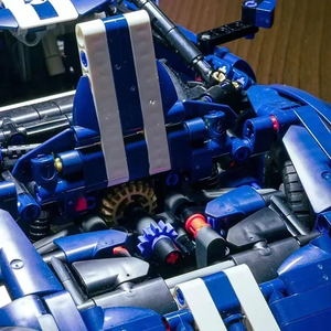 1468 Piezas Nuevo Kit de Coche de Carreras GT Azul Técnico <span class=keywords><strong>2022</strong></span> Escala 1:12 de Plástico DIY Coleccionable Bloques de Construcción Modelo de Ensamblaje Regalo de Cumpleaños - Product Image 6