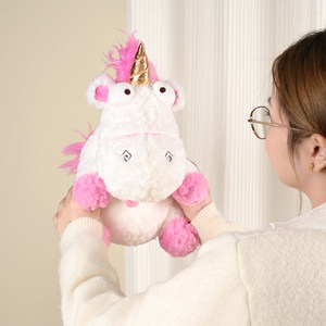 <span class=keywords><strong>Jouets</strong></span> en peluche de cheval pour filles, pour enfants et tout-petits, peluches personnalisées pour anniversaire, 100% polyester, ODM en gros, soulagement du stress - Product Image 3