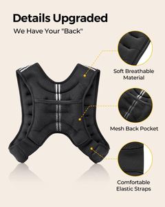 เสื้อเวทถ่วงน้ำหนักปรับได้ Velo Core Advanced Strength Training Gear สำหรับครอสฟิต ผลิตจากวัสดุทนทาน ช่วยเพิ่มพลังกล้ามเนื้อและความแข็งแกร่ง - Product Image 5
