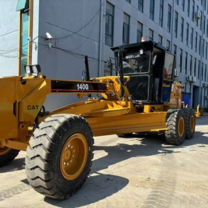 รถเกรดเดอร์ Caterpillar 140G มือสอง อุปกรณ์ก่อสร้างงานหนัก รุ่นปี 2020 สีเหลือง ยางใหญ่ ห้องโดยสารสีดำ เครื่องยนต์ PLC ปั๊ม - Product Image 6