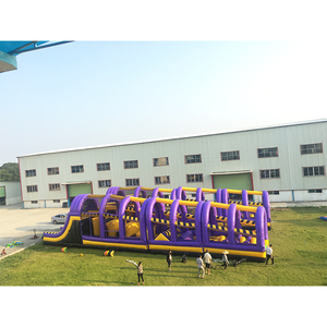 Commercial 80ft Teenage <b>Inflatable</b> Assault Obstacle Course for Sale Commercial Obstacle Course Assault Obstacle Course Commercia - Product Image 3