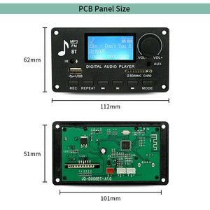 <span class=keywords><strong>FM</strong></span> đài phát thanh USB Kit APE Bluetooth âm thanh không dây loa MP3 Máy nghe nhạc mô-đun với khối lượng Knob LCD màn hình hiển thị - Product Image 5