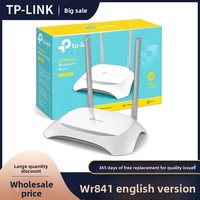 Routeur TP-LINK TL-WR841N Version Anglaise Double Antenne Pénétration Murale Haute Vitesse Signal Sans Fil Norme UE 2.4G Garantie 12 Mois