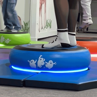 Parc de trampolines interactif intérieur Sqarcade, jeu de sol de saut de carnaval, défi de réaction LED, attraction de divertissement, jeu de location