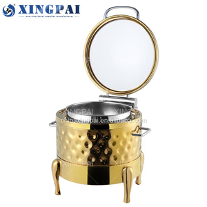 XINGPAI-calentador de sopa para hotel y <span class=keywords><strong>restaurante</strong></span>, tetera dorada de lujo con tapa de vidrio, 11 L - Product Image 4