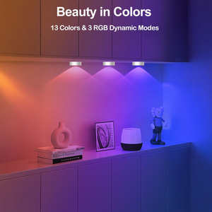 LED RGB Cabinet <b>Light</b> with Type-C Intelligent Charging Station <b>Motion</b> <b>Sensor</b> Remote Control Cross-Border Wardrobe Lighting - Product Image 2