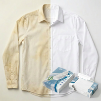 Feuilles de lessive blanchissantes Nuohui pour un nettoyage efficace des tissus blancs