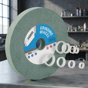Discos Abrasivos de Carburo de Silicio Fervi, Grano 80, 200x25x32mm, Velocidad Máxima 3350 RPM - Product Image 2