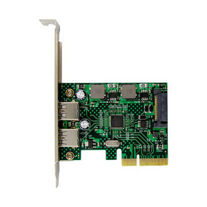 <span class=keywords><strong>PCI</strong></span> <span class=keywords><strong>Express</strong></span> USB3.1 Adaptador de 2 puertos <span class=keywords><strong>Hub</strong></span> 15Pin SATA Fuente de alimentación ASM3142 Chipset 10Gbps Tarjeta de expansión para computadora de escritorio - Product Image 3