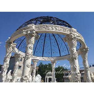 <span class=keywords><strong>Giardino</strong></span> esterno moderno prodotti in pietra grande intagliato a mano Gazebo in marmo <span class=keywords><strong>giardino</strong></span> pietra prezzo - Product Image 6