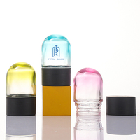 Emballage alimentaire personnalisé de 100 ml, coloré, anti-odeur, pour fleurs séchées, pilules, capsules, pot en verre de 3,5 g avec couvercle à sécurité enfant