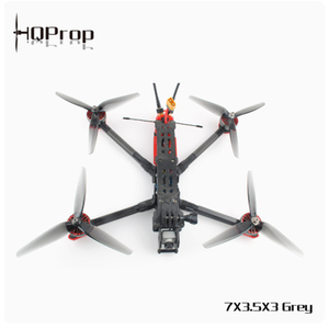 4 adet HQProp 7X4X3 7040 7 inç <span class=keywords><strong>3</strong></span> Blade cam elyaf naylon 9g açık gri (2CW + 2CCW) FPV RC Drone için pervane - Product Image 4
