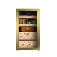 Humidor à cigares professionnel multifonction en bois de cèdre, armoire-réfrigérateur pour cigares