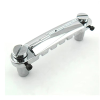 Universal 6 dawai Roller LockingTune-o-matic Bridge dan Tailpiece Set LP Guitar Bridge untuk bagian gitar elektrik