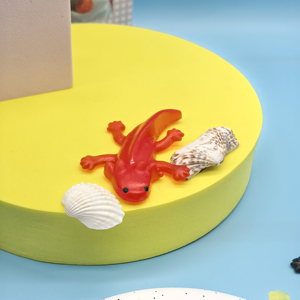 30 pz/borsa all'ingrosso TPR gomma elasticizzato Salamandrid giocattoli Lassic divertenti Capsule giocattoli per bambini Custom distributori automatici di tritone promozionale - Product Image 4