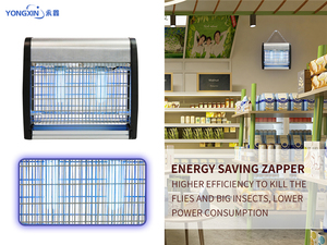 Piège à insectes électronique CE ROHS haute puissance, <span class=keywords><strong>anti</strong></span>-éblouissement, tueur d'insectes électrique commercial, lampe UV, économie d'énergie - Product Image 3
