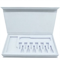 Boîte rigide en carton pour ensemble de stylos injecteurs, impression de logo personnalisée OEM, doublure en EVA, fermeture magnétique pour le rangement des cartouches d'aiguilles de stylo
