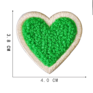 Chất lượng cao tùy chỉnh towelling trên logo cho quần áo thêu Nhiệt Báo Chí Chenille Thư Các Bản vá lỗi sắt Chenille các bản vá lỗi - Product Image 4