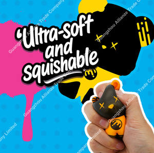 Juguete de Peluche de Oso Colorido de Estilo Novedoso, Serie de Arte Graffiti, de Compresión Lenta, Regalo para Niños - Product Image 5