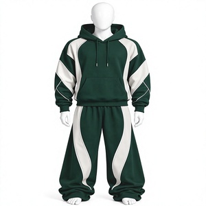 Custom Logo & Color High Quality Printed Streetwear Tracksuits Pullover Hoodies Jogging <b>Pants</b> Regular Fit <b>Men</b> <b>Sweat</b> Suit - Product Image 1