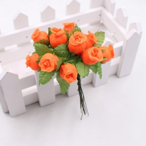 Décoration de mariage en soie bon marché Fleurs artificielles de buisson de roses Bouquet de roses pour la décoration de bricolage - Product Image 4