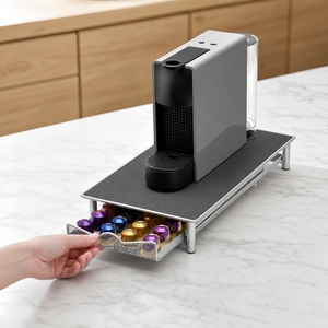 Organizador de Cápsulas de Café <span class=keywords><strong>Nespresso</strong></span> Original para 40 Unidades - Base Antideslizante para Escritorio y Hogar, Diseño Minimalista - Product Image 1