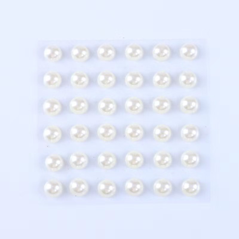 Blanc 8mm 36 perles