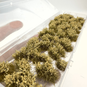 13MM di simulazione di scena del tavolo di sabbia in miniatura piccolo grappolo di erba erba erba grappolo modello militare - Product Image 6