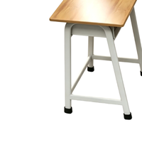 Bureau et chaise individuels en métal pour salle de formation et salle de classe, directement de l'usine