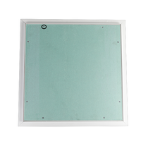 Plaque d'accès en acier galvanisé 300x300 pour inspection de plomberie, résistante aux intempéries, à fermeture rapide, pour conduit de plafond et cloison sèche