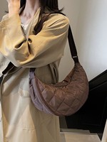 Sac bandoulière imperméable style U Home, sac fourre-tout, sac à bandoulière simple, grande capacité, simple, matelassé en diamant, décontracté, Joker