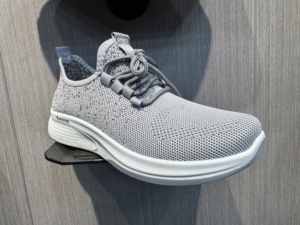 <span class=keywords><strong>Scarpe</strong></span> da Corsa Traspiranti per Uomo, Fly Knit <span class=keywords><strong>con</strong></span> Allacciatura Rapida, Suola Spessa Ammortizzata, Sneakers Casual per Passeggio e Sport all'Aperto - Product Image 2