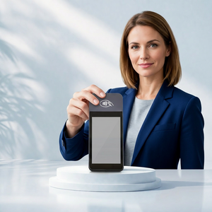 เครื่อง POS พกพา หน้าจอ 5.5 นิ้ว รองรับ NFC พร้อมเครื่องพิมพ์ความร้อน สีดำ โซลูชั่นพกพาสะดวก - Product Image 2